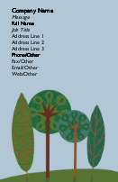 Friendly Forest Full Colour Business Cards