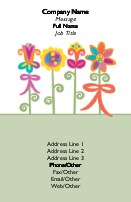 Petals that Pop Full Colour Business Cards