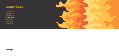 Slow Burn Full Colour Compliment Slips