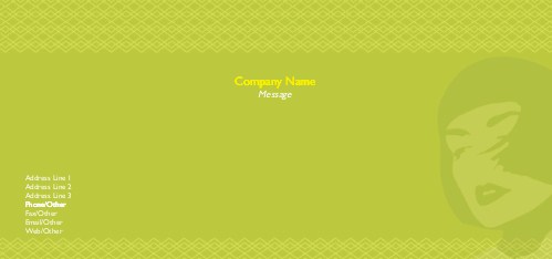 Sleek Style Full Colour Compliment Slips