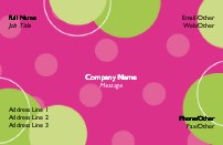 Bubbly Full Colour Business Cards