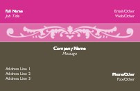 Elegant Ensemble Full Colour Business Cards