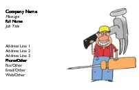 Mr Fix It Full Colour Business Cards