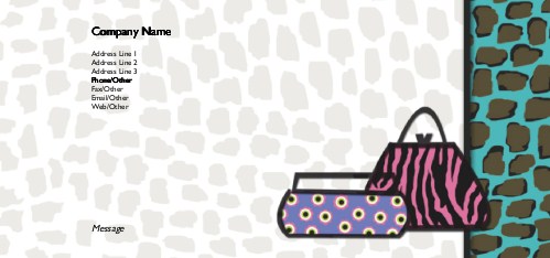 Wild Purses Full Colour Compliment Slips