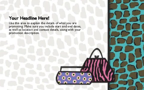 Wild Purses Full Colour Oversized Postcards