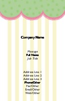 Pastel Lace Full Colour Magnetic Business Cards