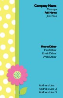 Seeds of Imagination Full Colour Magnetic Business Cards