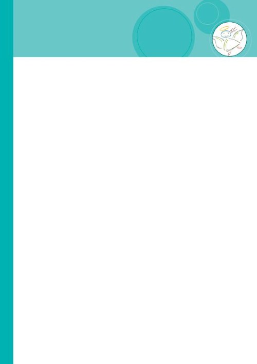 Angel in Circle Christmas Letterhead - Blank