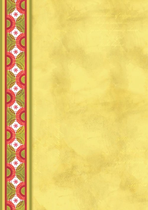 Come Let Us Adore Him Christmas Letterhead - Blank
