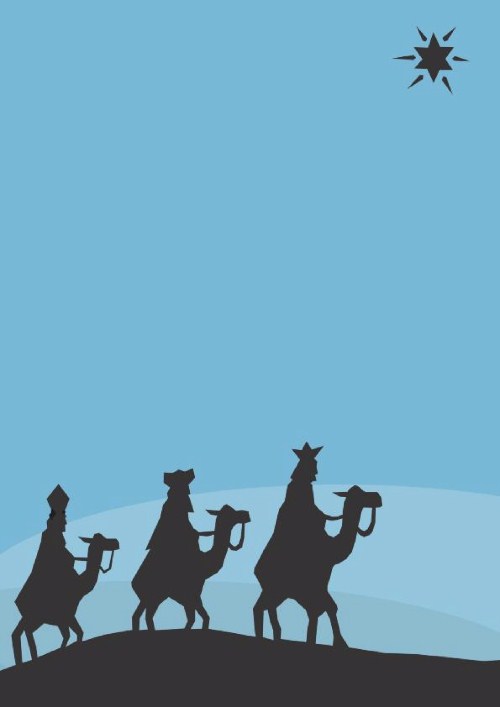 Journey of Kings Christmas Letterhead - Blank