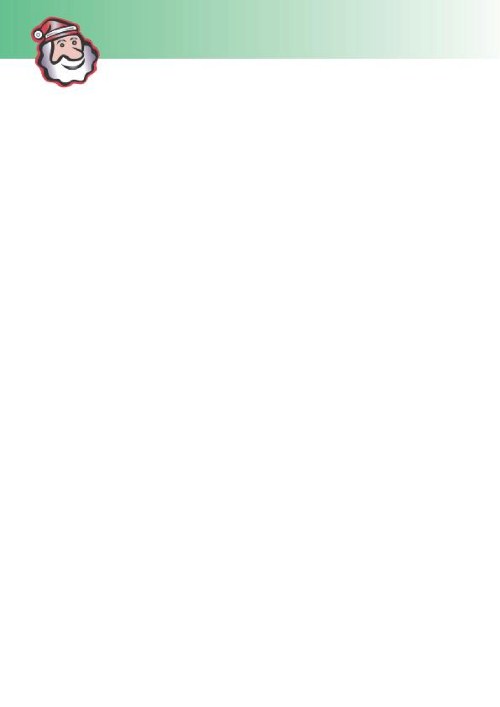 Santa's Face Christmas Letterhead - Blank