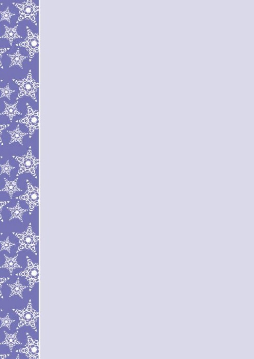 Flakey Collection Christmas Letterhead - Blank
