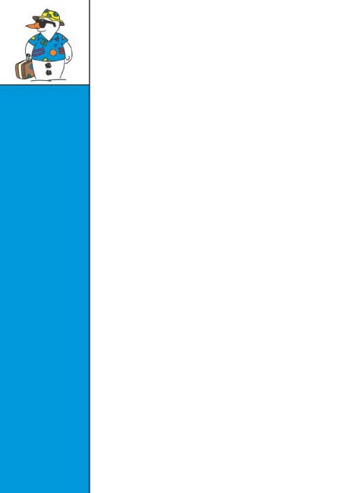 Snowman on Holiday Christmas Letterhead - Blank