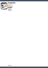 Abstract Shapes A4 Recycled Letterhead