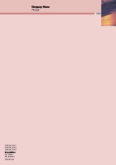 Beach at Sunset A4 Recycled Letterhead