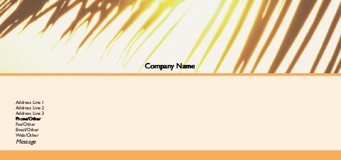 Sunny Day Full Colour Compliment Slips