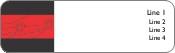 Abstract Car Return Address Labels