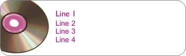 Compact Disk Return Address Labels