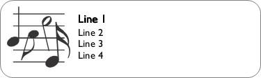 Hit Your Note Return Address Labels