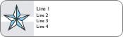 Marine Star Return Address Labels