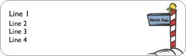 North Pole Return Address Labels