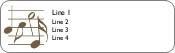 Tan Notes on Bar Return Address Labels