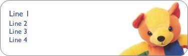 There There Bear Return Address Labels