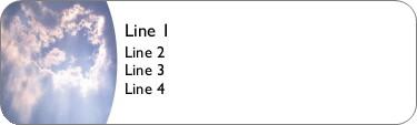 Sky Opening Return Address Labels