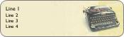 Typewritten Letters Return Address Labels