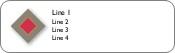 Diamond Dimensions Return Address Labels