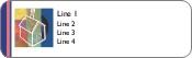 House of Many Colours Return Address Labels