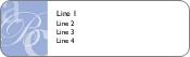 Alphabet Letters Return Address Labels