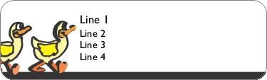 Ducks in a Row Return Address Labels