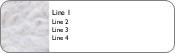 White Fur Return Address Labels