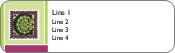 Floral C Return Address Labels