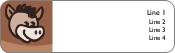 Kiddie Horse Return Address Labels