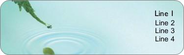 Tiny Droplet Return Address Labels