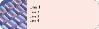 Computer Keyboard Return Address Labels