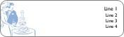 Cutting the Cake Return Address Labels