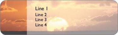 Hawaiian Sunset Return Address Labels