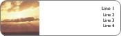 Sun Rays at Sunset Return Address Labels