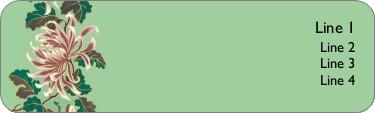 Spider Flower Return Address Labels
