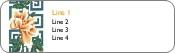Trellised Flower Return Address Labels