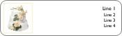 3 Tier Wedding Cake Return Address Labels