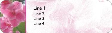 Prize Petals Return Address Labels