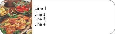 Salad Bar Return Address Labels
