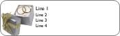 Wedding Rings in Box Return Address Labels