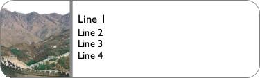 Great Wall Return Address Labels