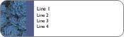 Midnight Blooms Return Address Labels