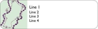 Need for Beads Return Address Labels